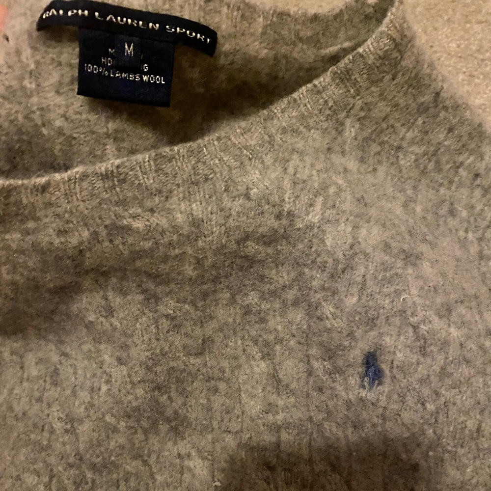 Polo Ralph Lauren Sport Women’s Sm./X-Sm Gray, Wool Sweater